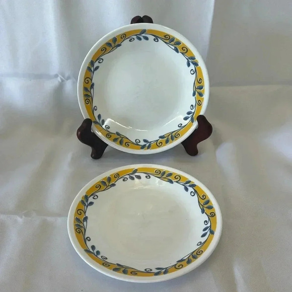 Corelle by Corning CASA FLORA B&B Bread & Butter Side Plates 6.75” Set of 2 - Picture 1 of 3